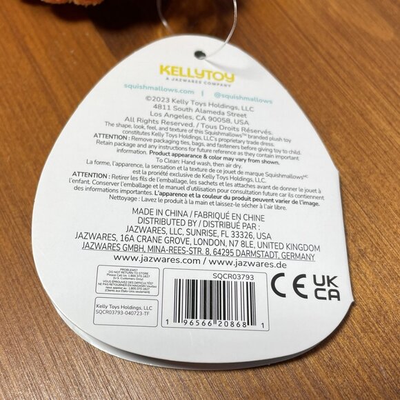 Squishmallows Onel Eel Clip Plush - Picture 9 of 11